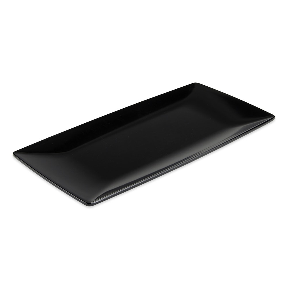 GET Rectangular Display Tray, 15" x 7 1/2", Melamine, Black (ML-287-BK)