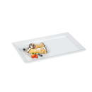 GET Rectangular Display Tray - 12" x 9", Melamine, White (ML-294-W) thumbnail 2