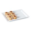 GET Rectangular Display Tray - 12" x 9", Melamine, White (ML-294-W) thumbnail 3