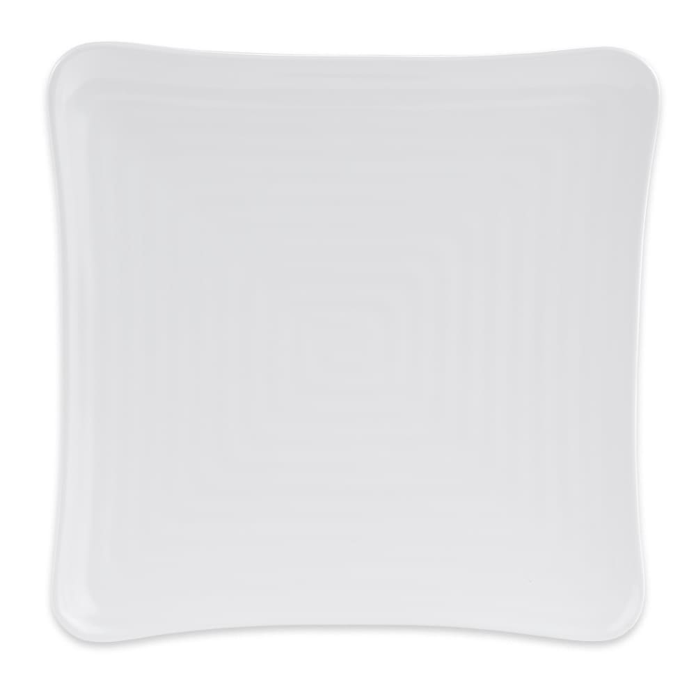 GET 8 3/4" Square Melamine Dessert Plate, White (ML-62-W)