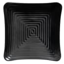 GET 10 1/4" Square Melamine Dinner Plate, Black (ML-63-BK) thumbnail 2