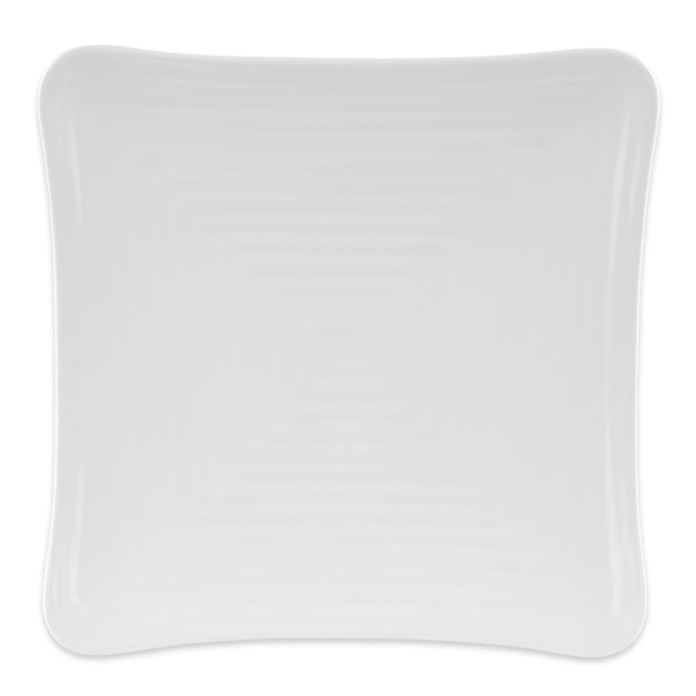 GET 10 1/4" Square Melamine Dinner Plate, White (ML-63-W)