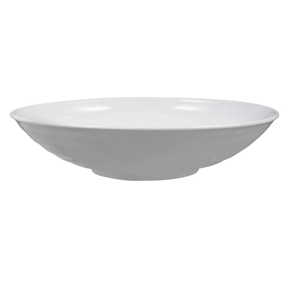 GET 12" Round Pasta Bowl w/ 3 qt Capacity, Melamine, White (ML-74-W)
