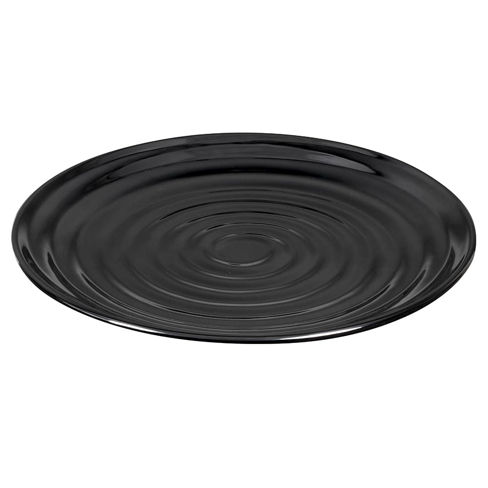 GET 7 1/2" Round Melamine Dessert Plate, Black (ML-80-BK)