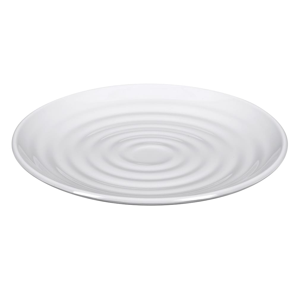 GET 7 1/2" Round Melamine Dessert Plate, White (ML-80-W)