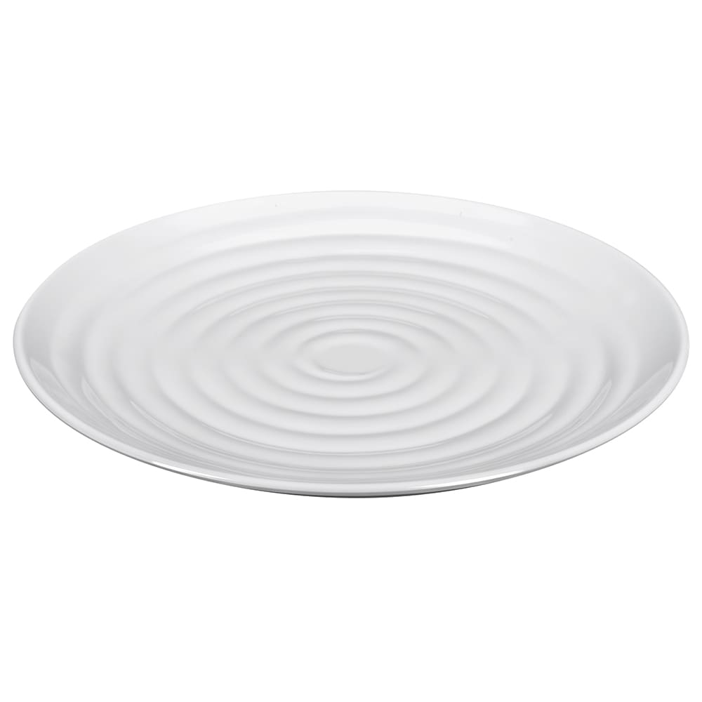 GET 12 1/2" Round Melamine Dinner Plate, White (ML-83-W)