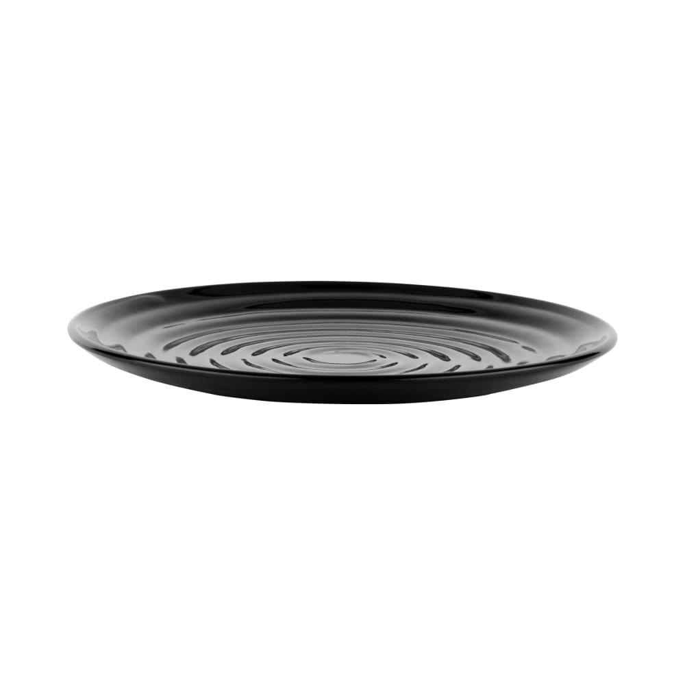 GET 15" Round Melamine Dinner Plate, Black (ML-84-BK)