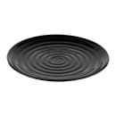 GET 15" Round Melamine Dinner Plate, Black (ML-84-BK) thumbnail 2