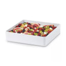 GET 5 7/10 qt Square Melamine Serving Bowl, White (ML-85-W) thumbnail 5