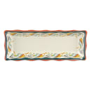 GET Rectangular Display Tray, 17 1/2" x 6 3/4", Melamine, White (ML-87-BF) thumbnail 3