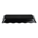 GET Rectangular Display Tray, 17 1/2" x 6 3/4", Melamine, Black (ML-87-BK) thumbnail 4