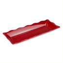 GET Rectangular Display Tray, 17 1/2" x 6 3/4", Melamine, Red (ML-87-RSP) thumbnail 3