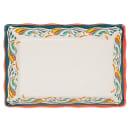 GET Rectangular Display Tray, 13 3/4" x 9 1/2", Melamine, White (ML-88-BF) thumbnail 2