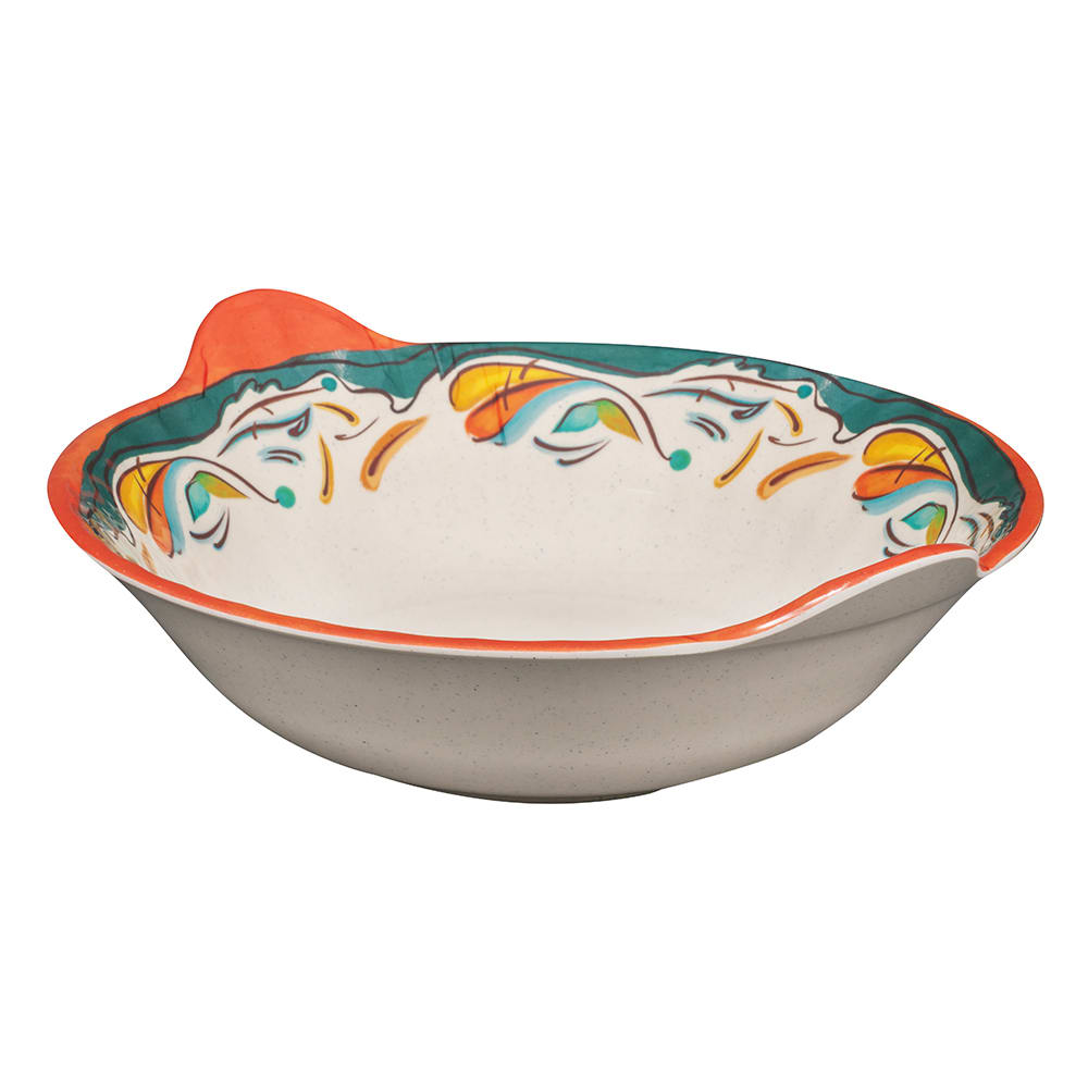 GET 12 1/2" Round Pasta Bowl w/ 2 qt Capacity, Melamine, White (ML-93-BF)