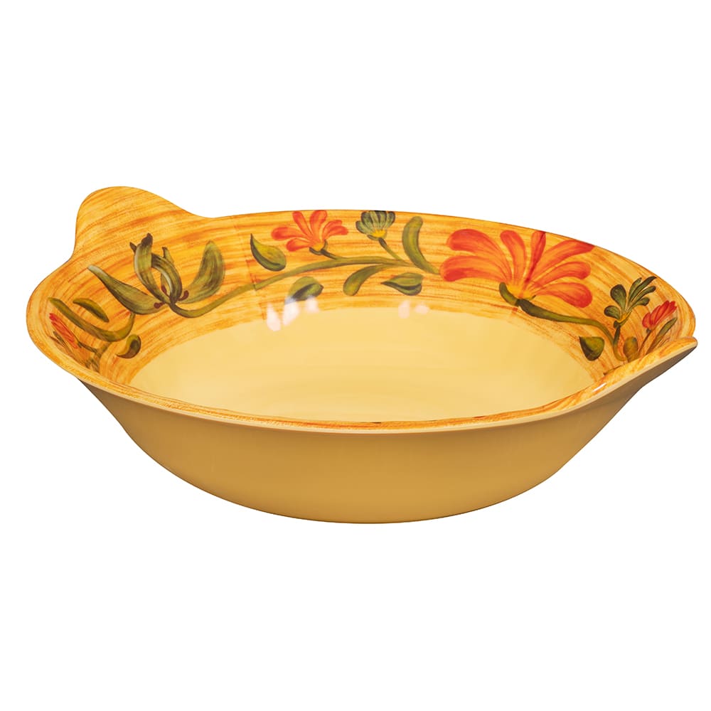 GET 12 1/2" Round Pasta Bowl w/ 2 qt Capacity, Melamine, Yellow (ML-93-VN)