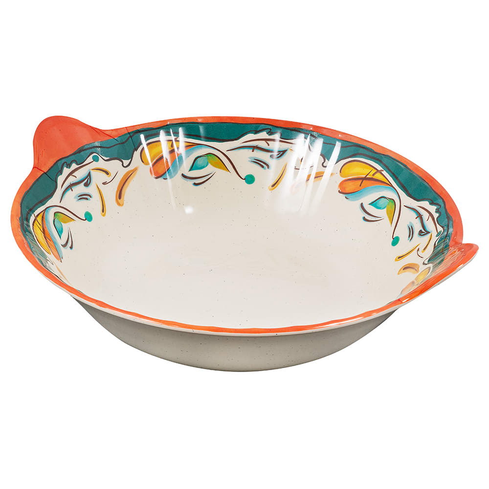 GET 3 qt Round Melamine  Serving Bowl, White (ML-94-BF)