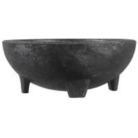 GET 4 oz Molcajete Bowl w/ 4 oz Capacity, Melamine, Black (MOJ-801-BK) thumbnail 5