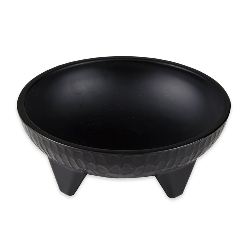 GET 26 oz Molcajete Bowl, Melamine, Black (MOJ-803-BK)