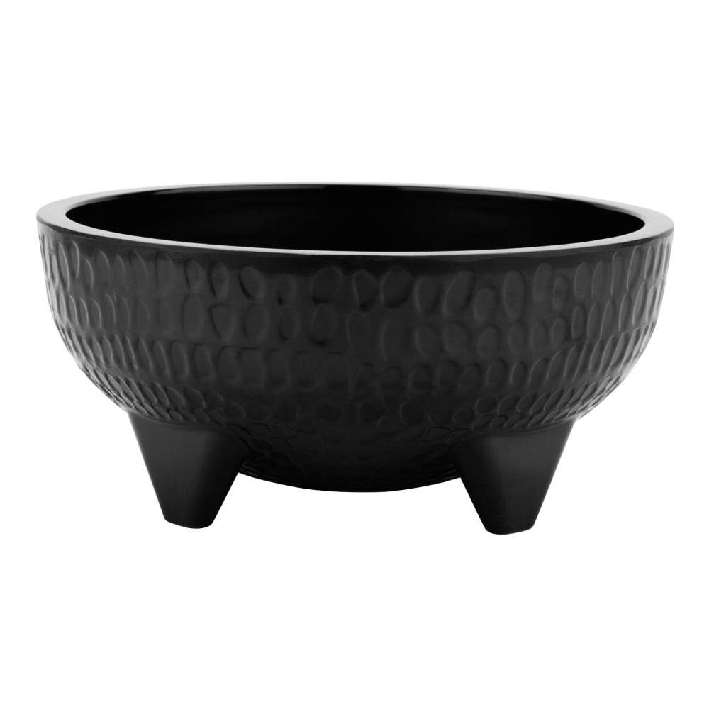GET 64 oz Molcajete Bowl, Melamine, Black (MOJ-804-BK)
