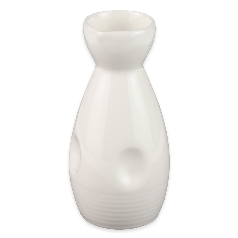 GET 5 1/4"H Sake Bottle w/ 6 oz Capacity, Porcelain, White (NC-4001-W)