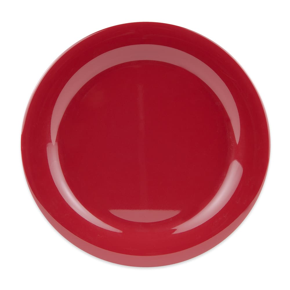 GET 10 1/2" Round Melamine Dinner Plate, Cranberry (NP-10-CR)