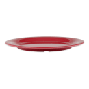 GET 10 1/2" Round Melamine Dinner Plate, Cranberry (NP-10-CR) thumbnail 2
