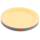 GET 10 1/2" Round Melamine Dinner Plate, Assorted Colors (NP-10-MIX) thumbnail 2