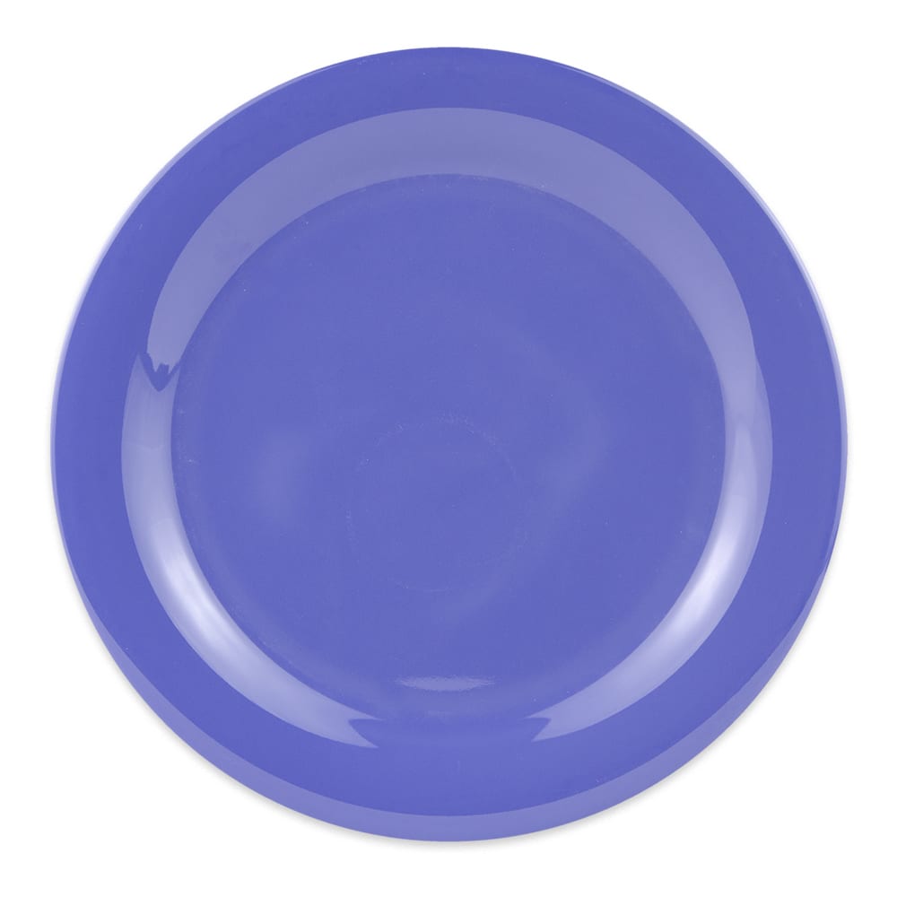 GET 10 1/2" Round Melamine Dinner Plate, Peacock Blue (NP-10-PB)