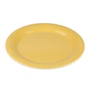 GET 10 1/2" Round Melamine Dinner Plate, Tropical Yellow (NP-10-TY) thumbnail 3