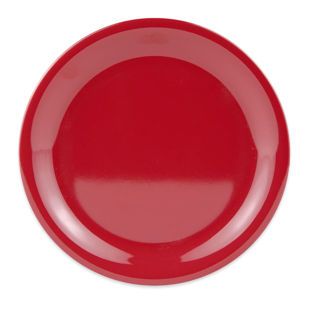 GET 6 1/2" Round Melamine Dessert Plate, Cranberry (NP-6-CR)