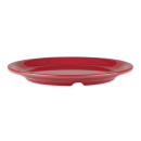 GET 6 1/2" Round Melamine Dessert Plate, Cranberry (NP-6-CR) thumbnail 2