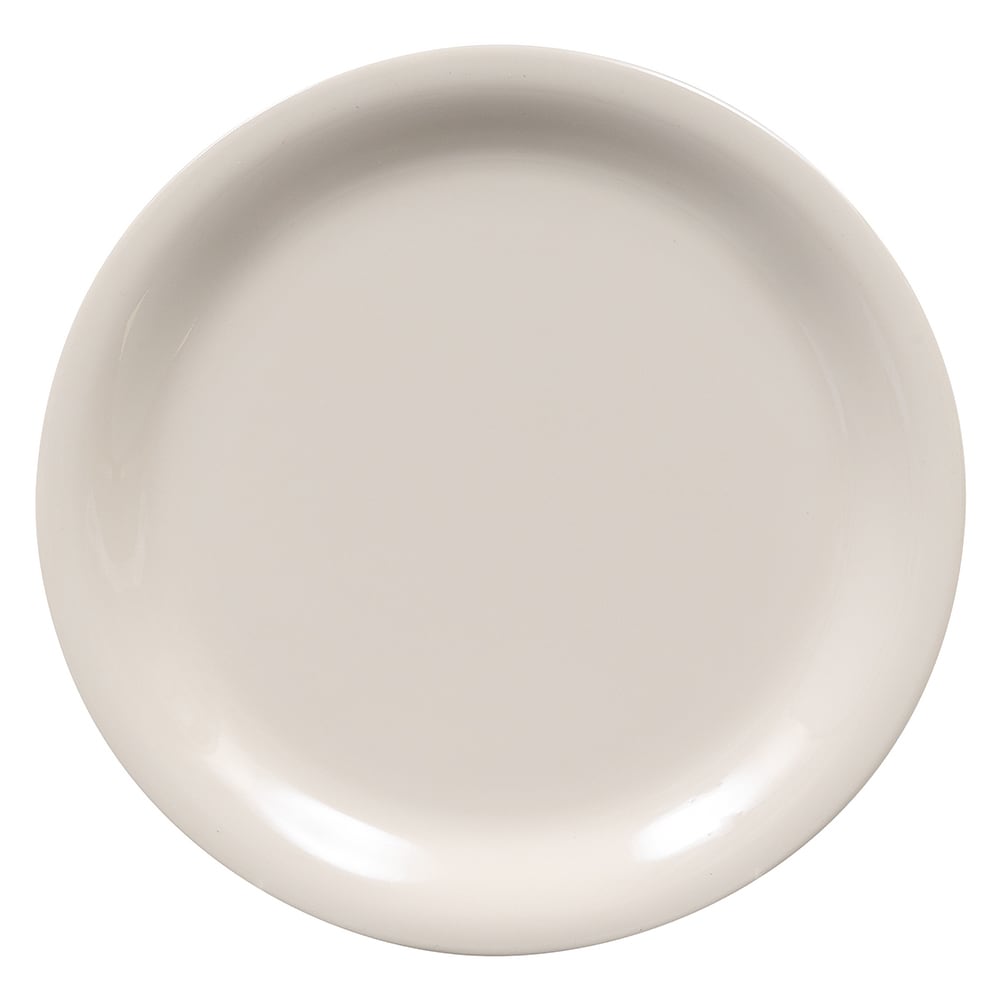 GET 6 1/2" Round Melamine Dessert Plate, Ivory (NP-6-DI)
