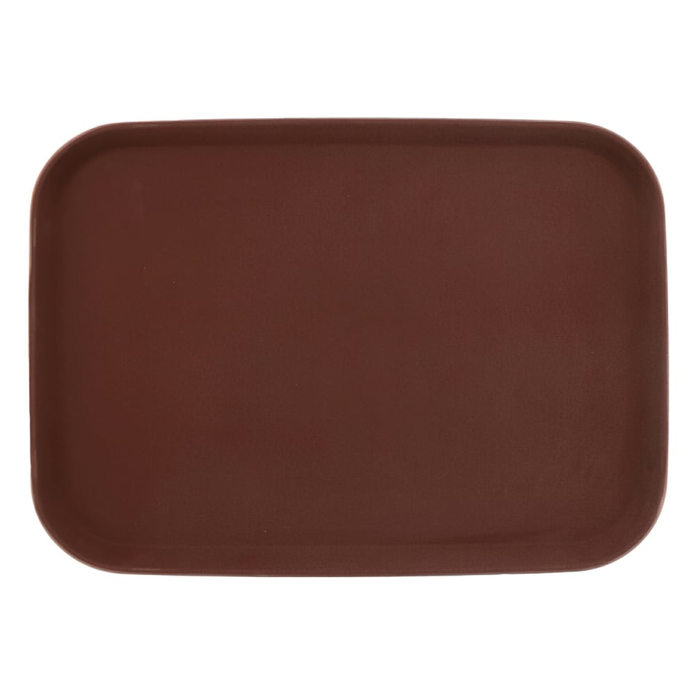 GET Rectangular Serving Tray, 10" x 14", Melamine, Brown (NS-1014-BR)