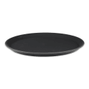 GET 11" Round Serving Tray, Melamine, Black (NS-1100-BK) thumbnail 3