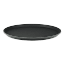 GET 14" Round Serving Tray, Melamine, Black (NS-1400-BK) thumbnail 3