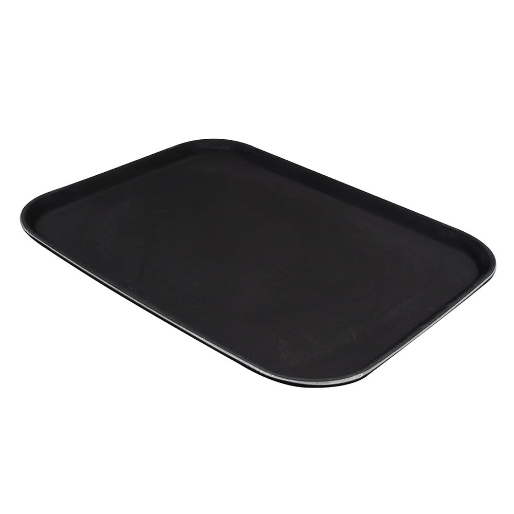 GET Rectangular Serving Tray, 14" x 18", Melamine, Black (NS-1418-BK)