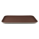 GET Rectangular Serving Tray, 15" x 20", Melamine, Brown (NS-1520-BR) thumbnail 4