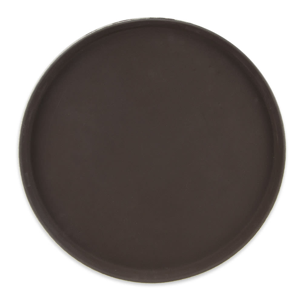 GET 16" Round Serving Tray, Melamine, Brown (NS-1600-BR)