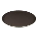GET 16" Round Serving Tray, Melamine, Brown (NS-1600-BR) thumbnail 2