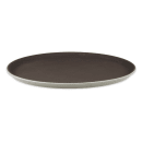 GET 16" Round Serving Tray, Melamine, Brown (NS-1600-BR) thumbnail 3
