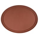 GET Oval Serving Tray, 25" x 20", Melamine, Brown (NS-2500-BR) thumbnail 2