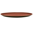 GET Oval Serving Tray, 25" x 20", Melamine, Brown (NS-2500-BR) thumbnail 3