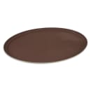 GET Oval Serving Tray, 31" x 25", Melamine, Brown (NS-3100-BR) thumbnail 3