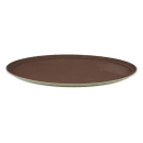 GET Oval Serving Tray, 31" x 25", Melamine, Brown (NS-3100-BR) thumbnail 4