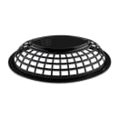 GET Oval Bread & Bun Basket, 8" x 5 1/2", Polypropylene, Black (OB-734-BK) thumbnail 3