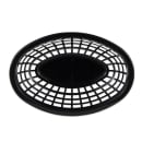 GET Oval Bread & Bun Basket, 8" x 5 1/2", Polypropylene, Black (OB-734-BK) thumbnail 4