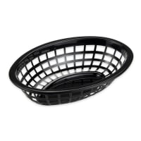 GET Oval Bread & Bun Basket, 8" x 5 1/2", Polypropylene, Red (OB-734-R) thumbnail 6