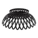 GET Oval Bread & Bun Basket, 10" x 8 1/4", Polypropylene, Black (OB-940-BK) thumbnail 4