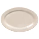 GET 11 1/2" x 8" Oval Santa Fe Platter - Melamine, Ironstone (OP-115-IR) thumbnail 2