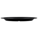 GET 12" x 9" Oval Black Elegance Platter - Melamine, Black (OP-120-BK) thumbnail 2